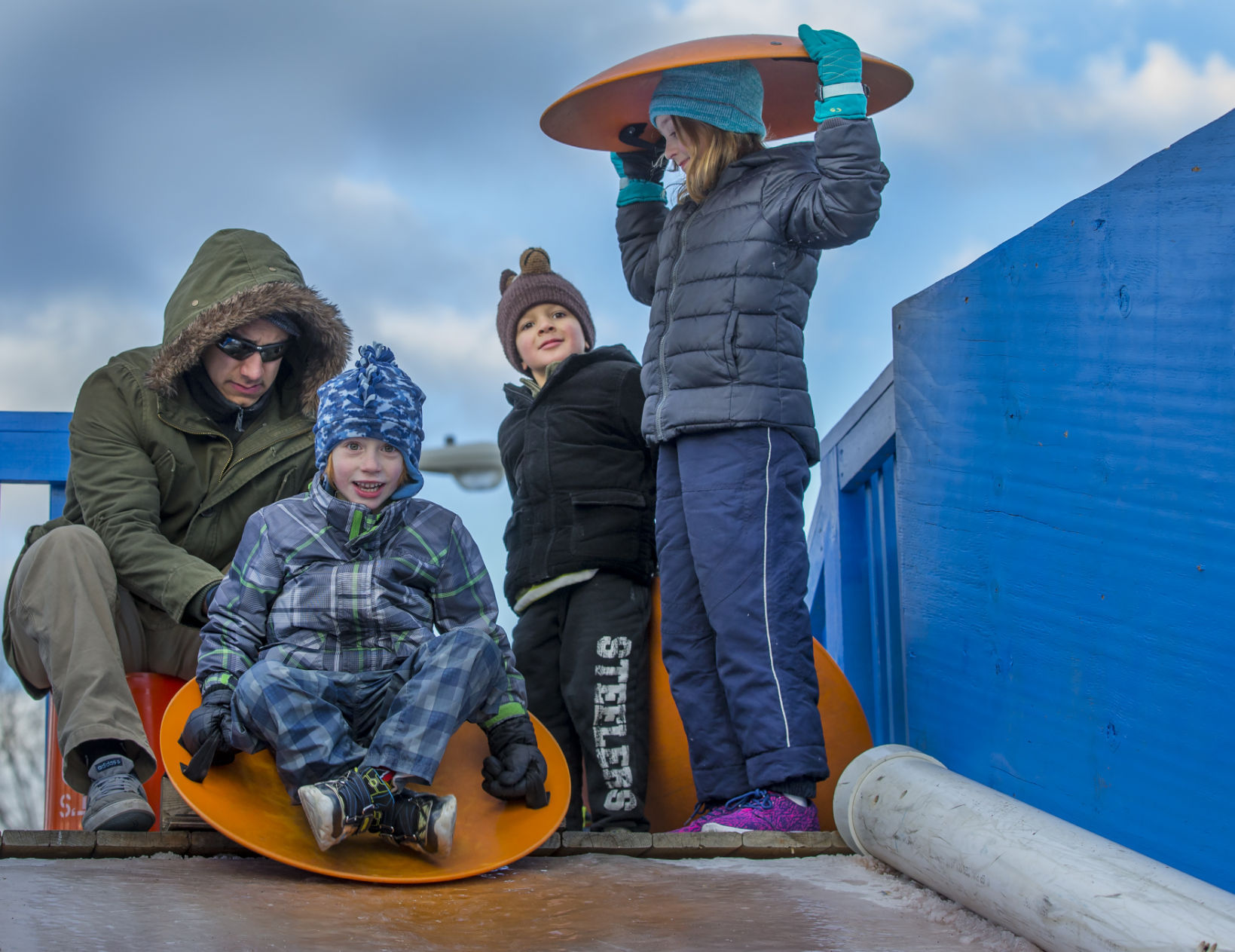 Piedmont Winterfest skating rink